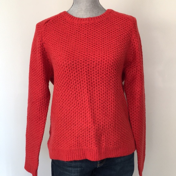 NWT LOFT Honeycomb Textural Knit Pullover Sweater, size Large ❤️ - Picture 6 of 12